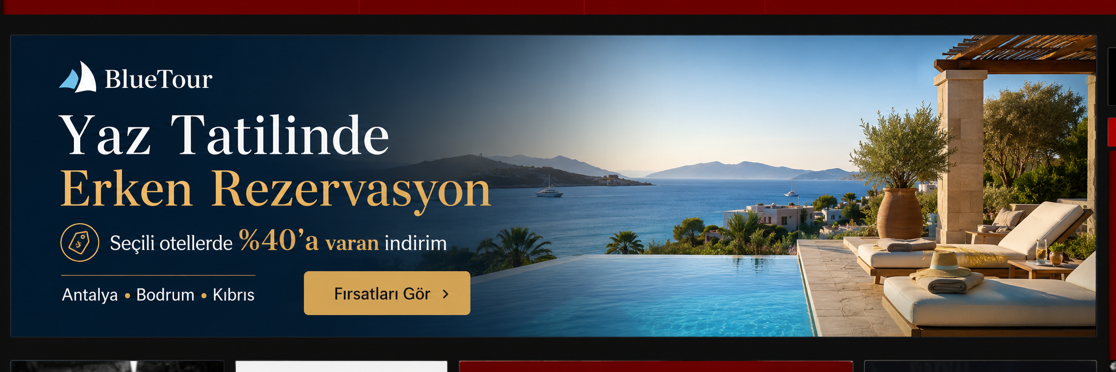 Erken rezervasyon reklamı
